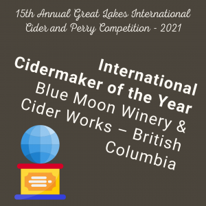 Congratulation GLINTCAP Winners 2021 - Cider Canada