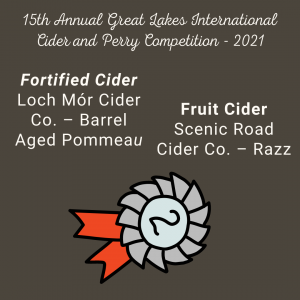 Congratulation GLINTCAP Winners 2021 - Cider Canada